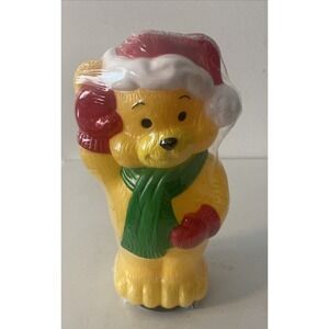 Toro VTG Santa Bear Blow Mold 9" Path Light Toppers Christmas 1998 NEW SEALED
